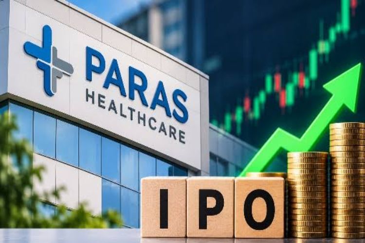 Paras Healthcare shares listed with a gain of 4% over the issue price.