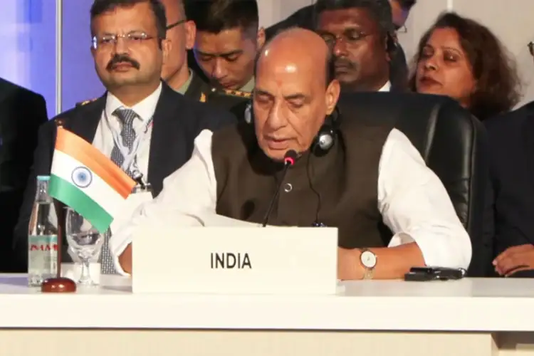“India’s counter-terrorism strategies battle-tested”: Rajnath Singh cites Operation Sindoor in ADMM-Plus