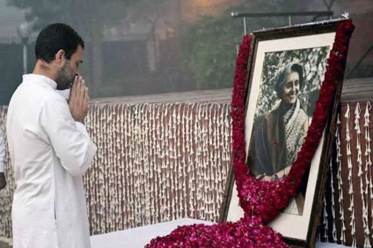 On Indira's death anniversary, Rahul Gandhi remembered her 'beautiful gift' in the form of Upanishad mantras.