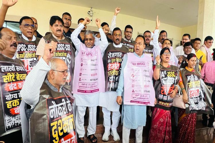 BJP targets JMM government in Jharkhand over 'slow pace' of budget spending