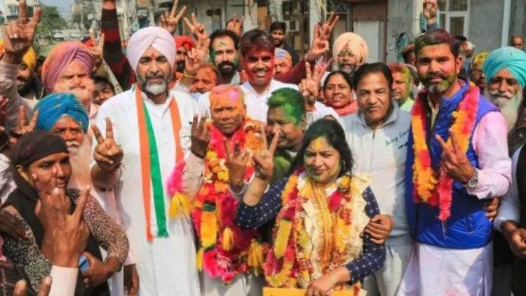 पंजाब शहरी निकाय चुनाव : कांग्रेस को 7 निगमों में मिली जीत