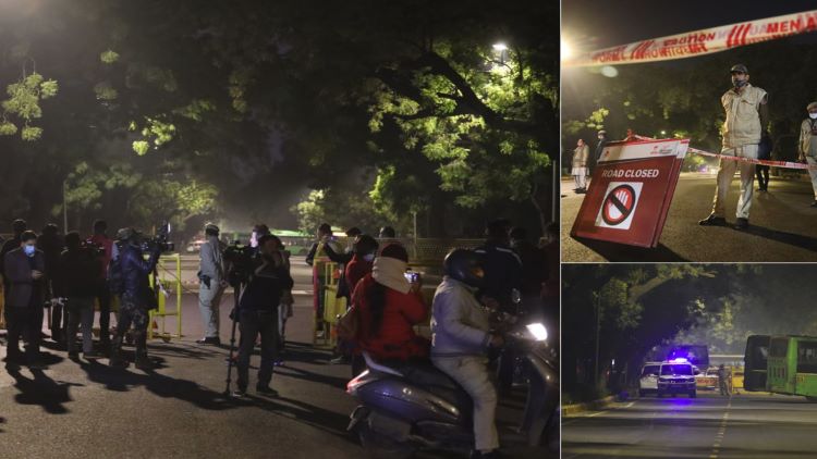 दिल्ली में इजरायली दूतावास के निकट धमाका. पुलिस ने इलाके को घेरा.