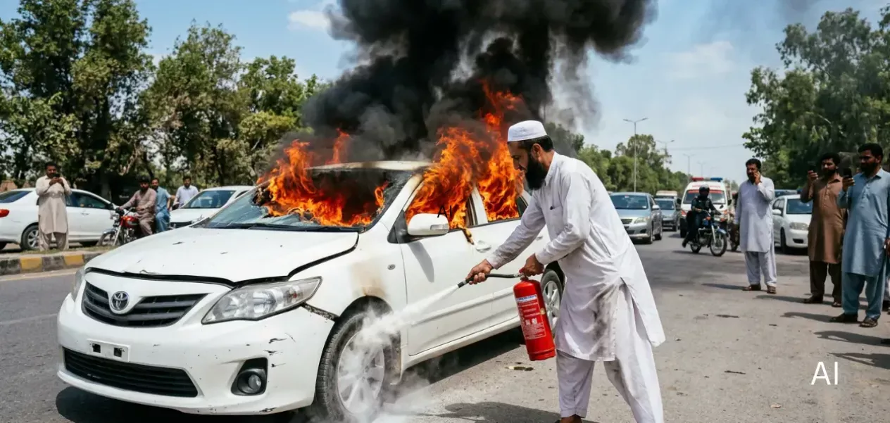 Bahraich: Three Madrasa Maulanas Pull a Life from a Burning Car