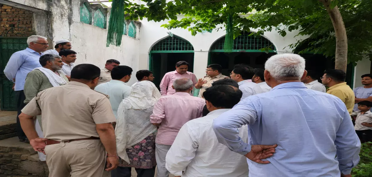 An Example of Harmony: Muslim Community and Administration Set a Unique Precedent in Gurugram Without the Use of Bulldozers. AI photo