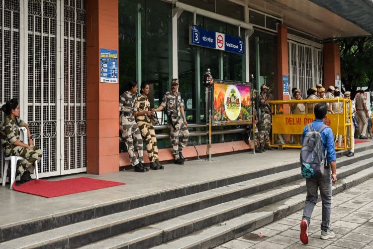 18 Delhi Metro stations remained closed for the fourth consecutive day in view of the CJP protest.